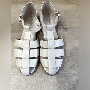 Leather Fisherman Flats